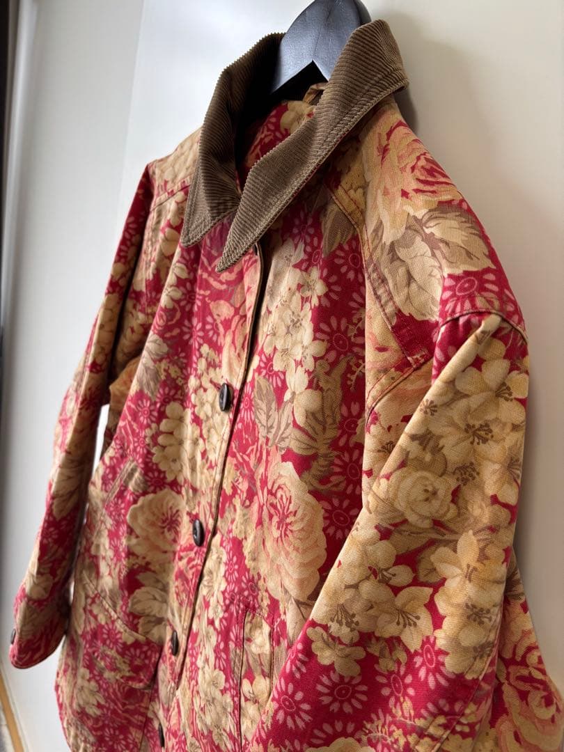 LL Bean Floral 花柄カバーオール バーンコートジャケットレディース