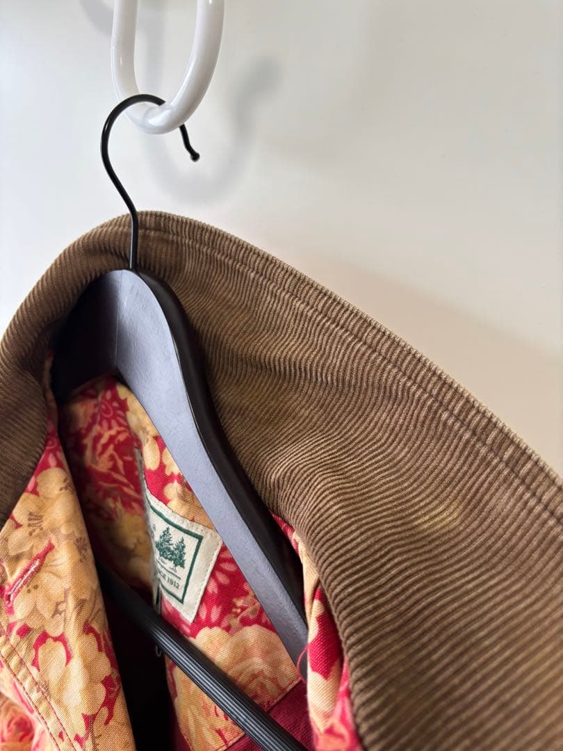 LL Bean Floral 花柄カバーオール バーンコートジャケットレディース