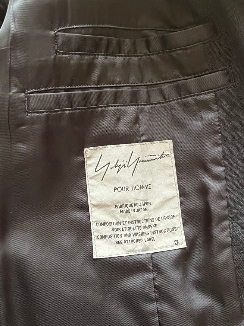 ヨウジヤマモト　テーラードジャケット