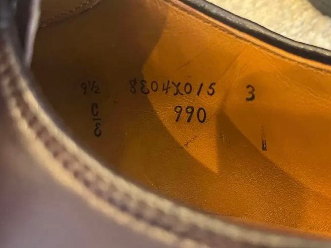 Alden オールデン 990 バーガンディコードバン　US 9 1/2E