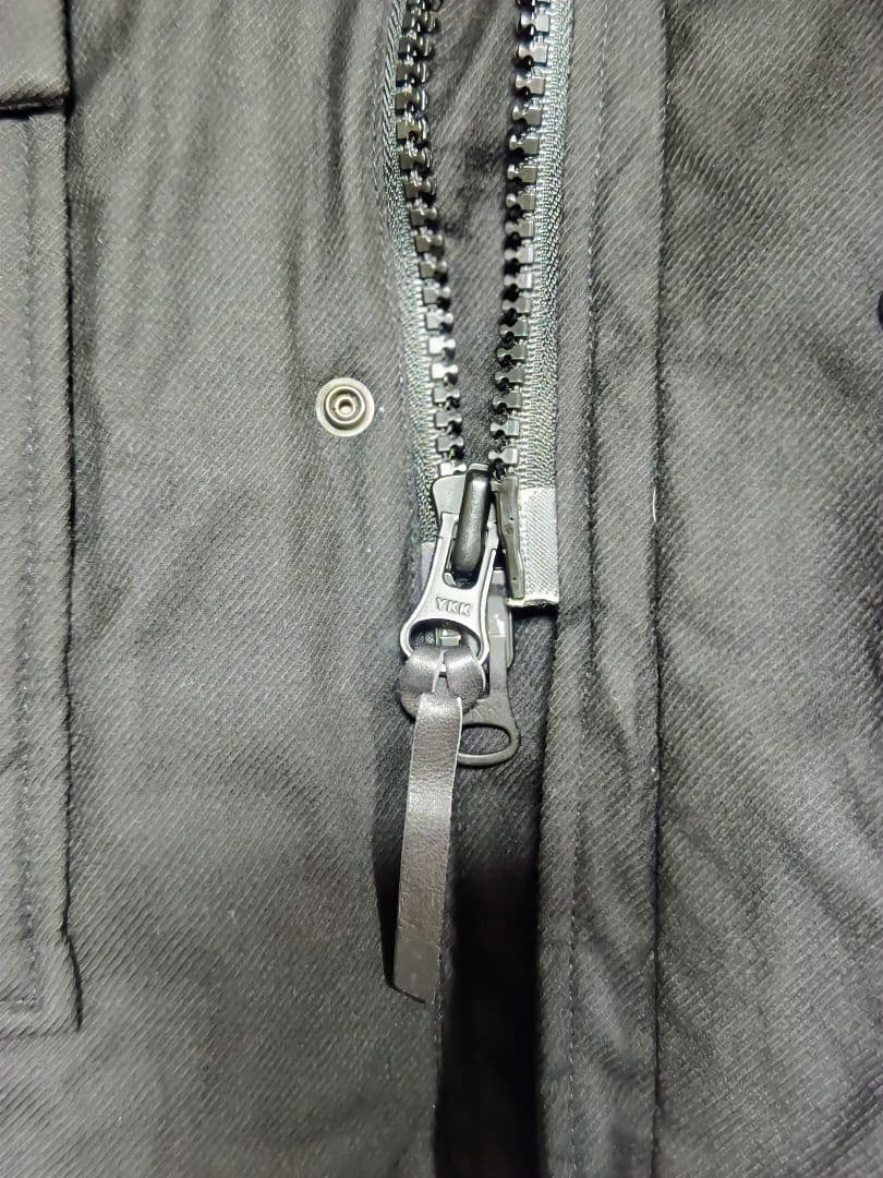 ウールリッチマウンテンパーカー ウール、シルク混紡 ブラック