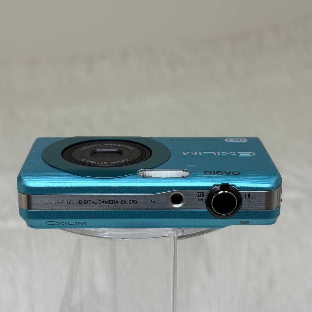 美品　CASIO カメラ　EX-Z90 充電器　ブルー　コンデジ　動作品