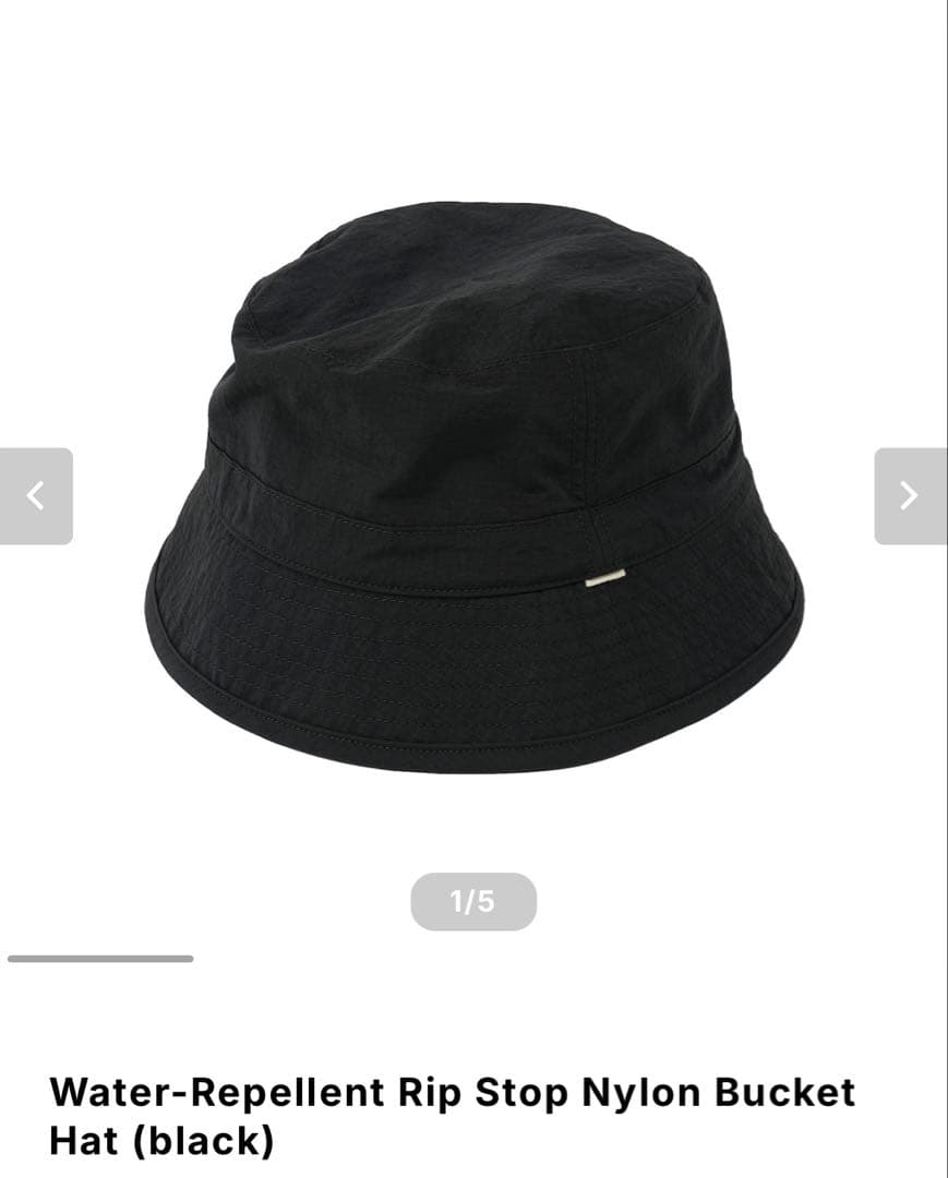 帽子 OVY Rip Stop Nylon Bucket Hat (black)