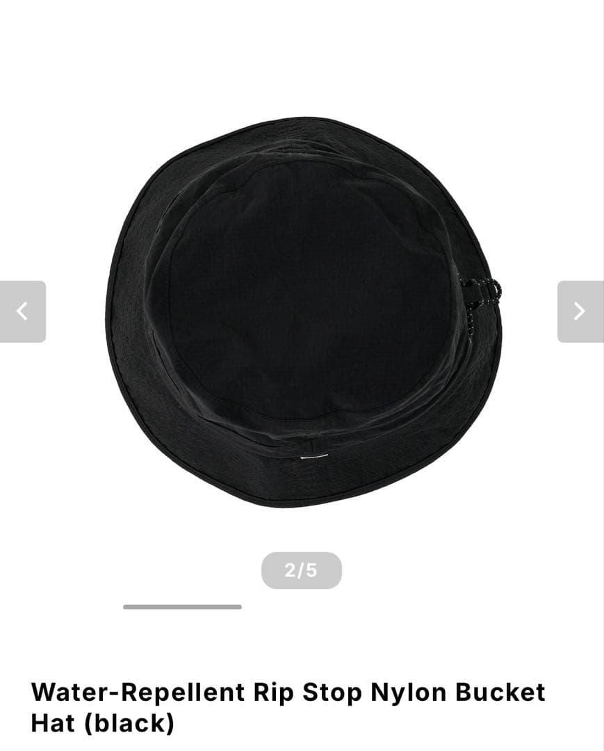 帽子 OVY Rip Stop Nylon Bucket Hat (black)