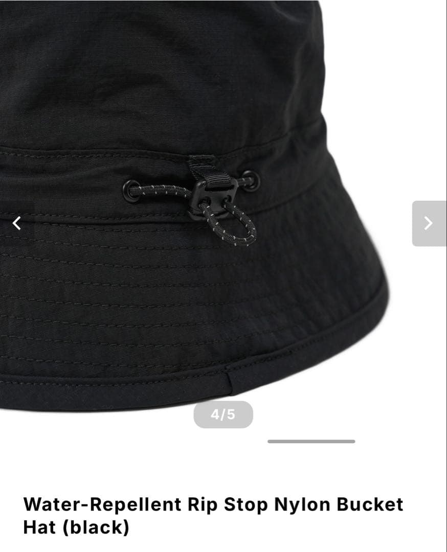 帽子 OVY Rip Stop Nylon Bucket Hat (black)