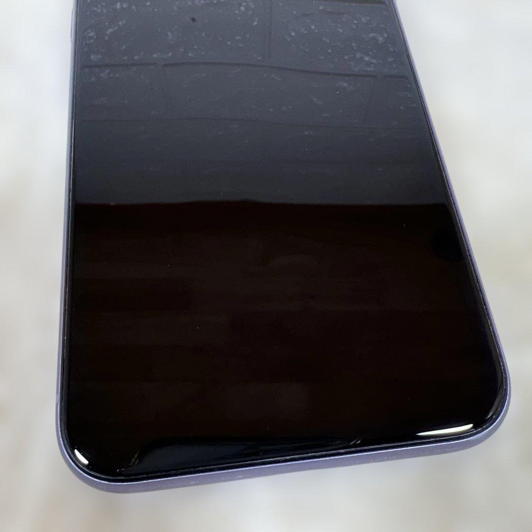 iphone11 128GB SIMフリー　バッテリー78% パープル