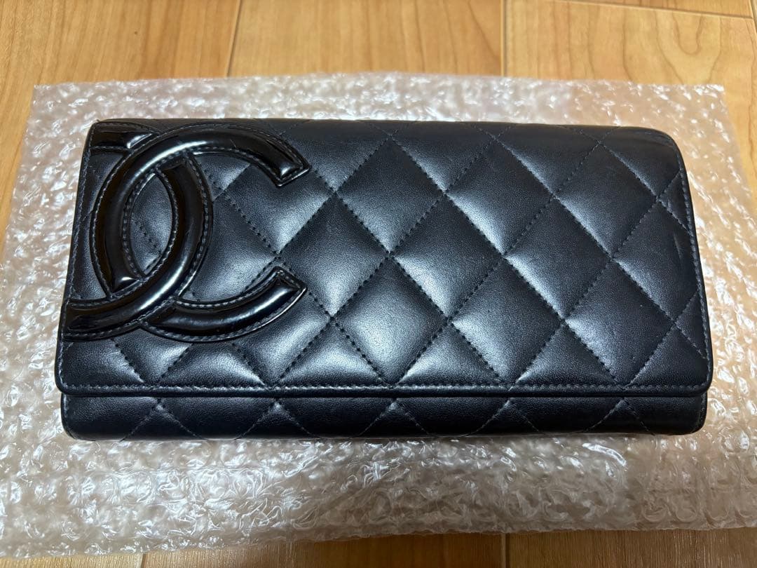 CHANEL 長財布 カンボンライン