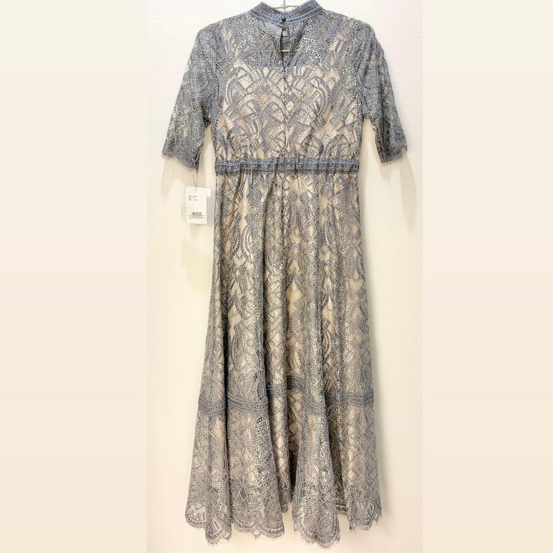 ROOM903 配色レース×ハシゴレースワンピース　Sサイズ