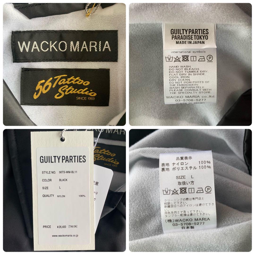 L黒【WACKOMARIA】56 TATTOO JKT／新品タグ付／送料込