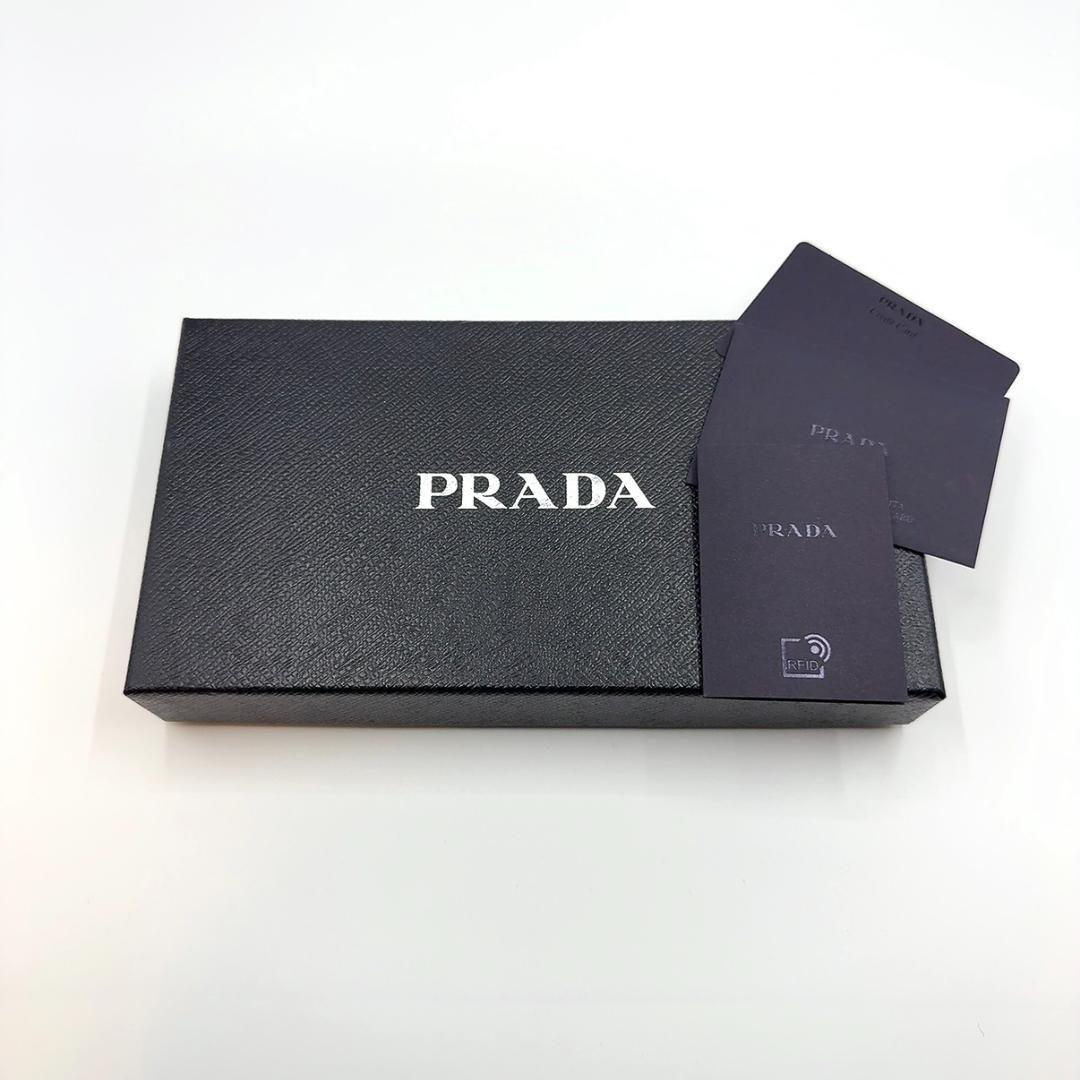 ◇プラダ◇2ML317/レザー/サフィアーノ/ラウンドファスナー/長財布