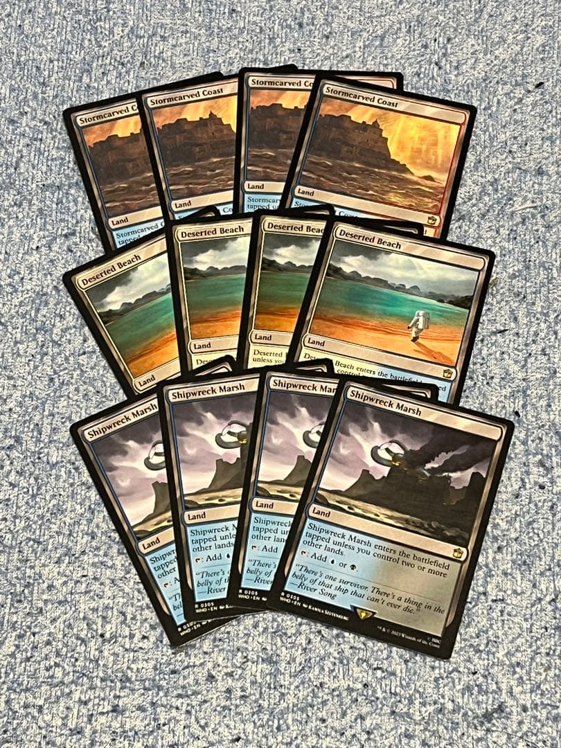 嵐削りの海岸・難破船の湿地・さびれた浜 スローランド12枚