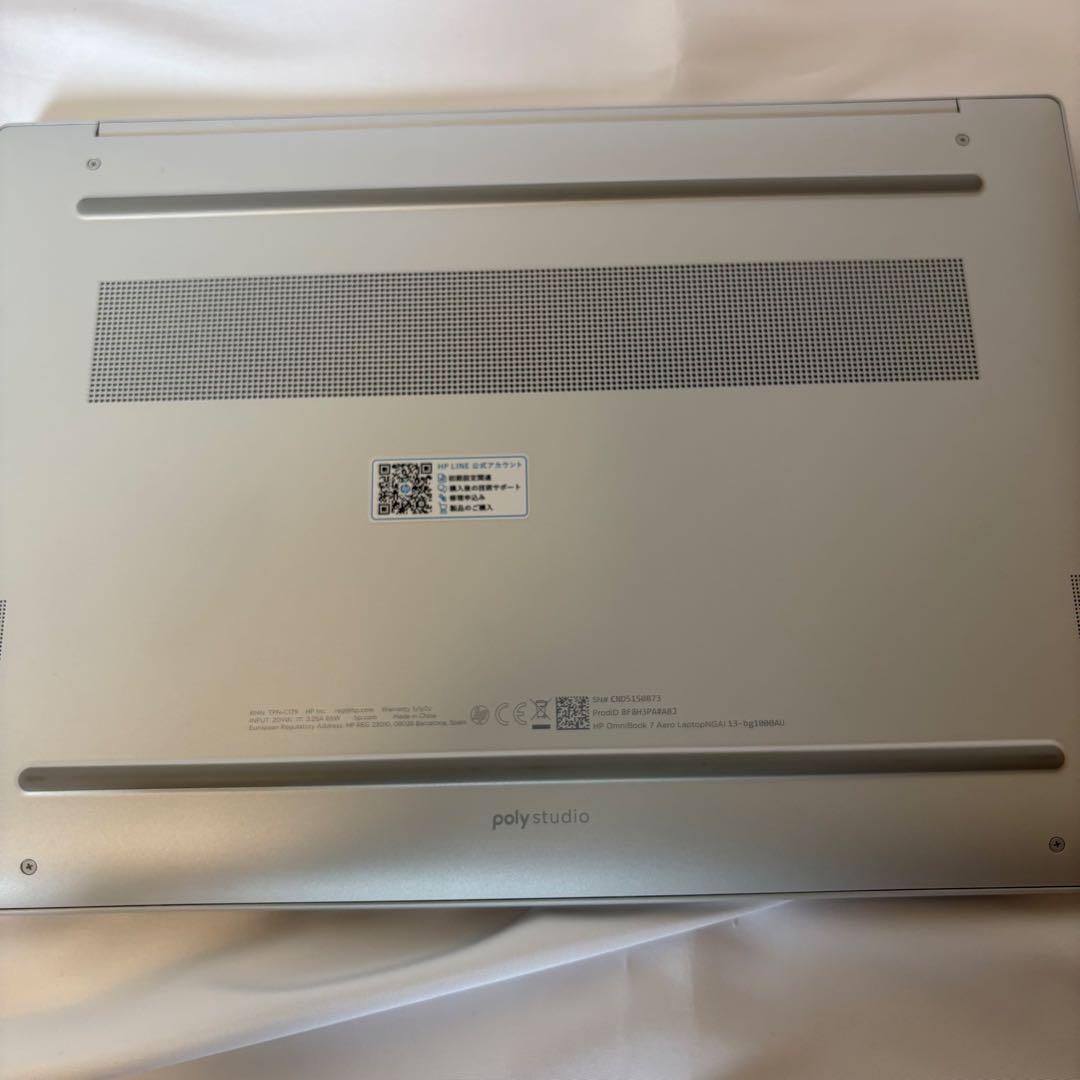 HP OmniBook 7 Aero 13-bg1000AU メモリ16GB