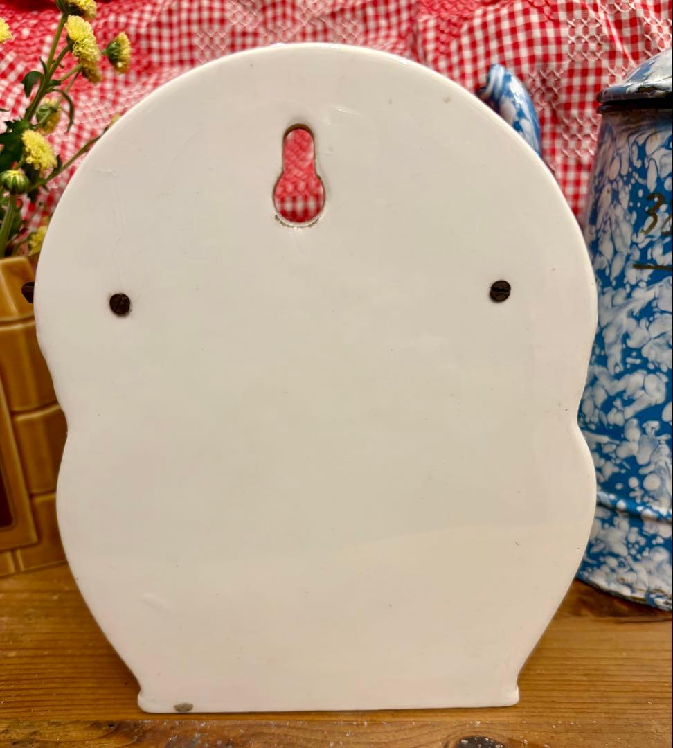 ◆希少美品◆フランスFARINE木製蓋付き花柄♡ラタン編込模様陶器ボックス