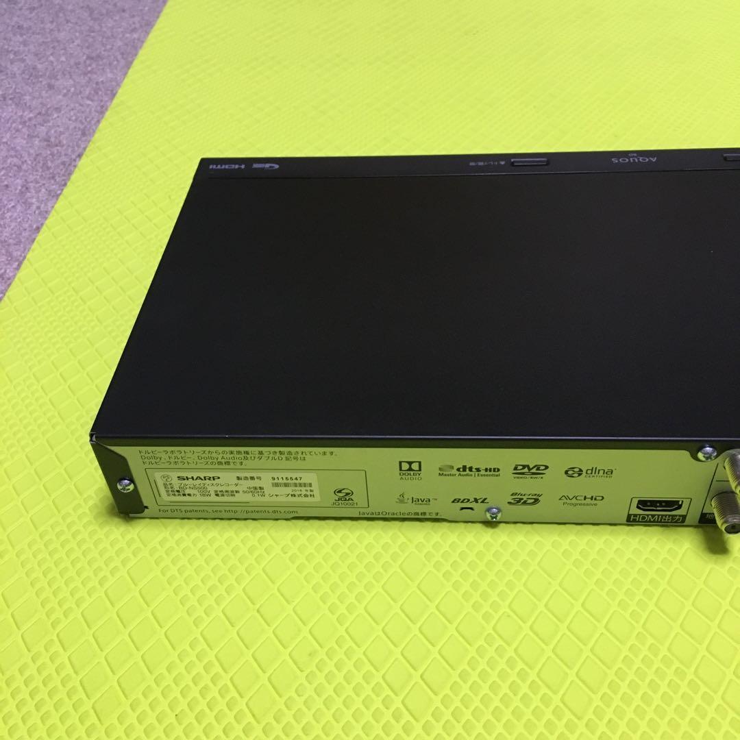 ◆シャープ ブルーレイレコーダー◆BD-NS500◆純正リモコン・「ドラ丸」機能