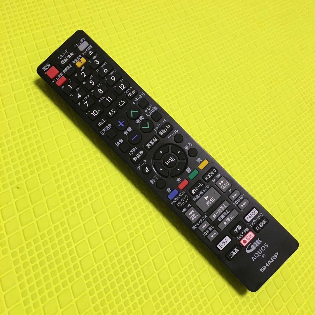 ◆シャープ ブルーレイレコーダー◆BD-NS500◆純正リモコン・「ドラ丸」機能