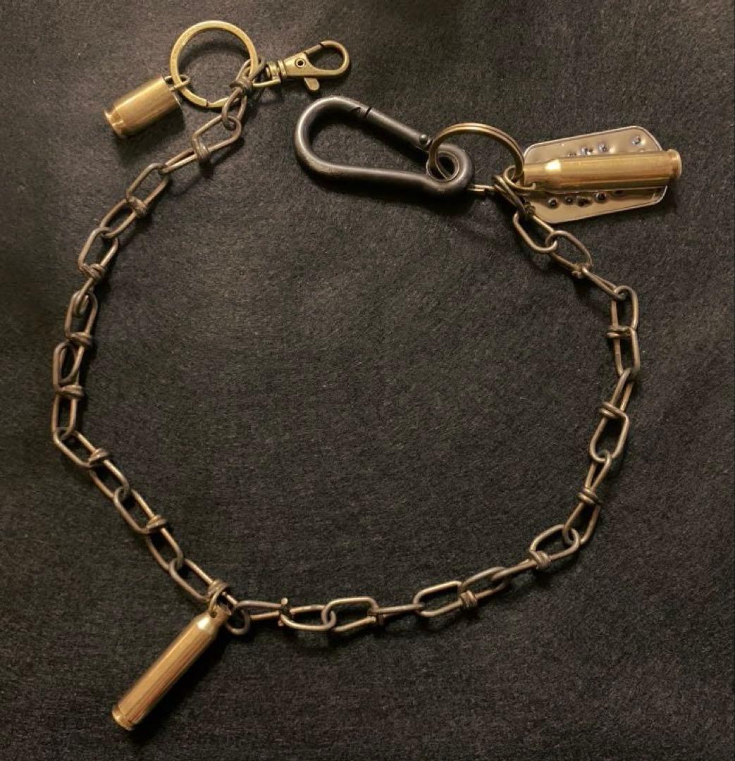 70sヴィンテージ ドッグタグ ウォレットチェーン ピールアンドリフト punk