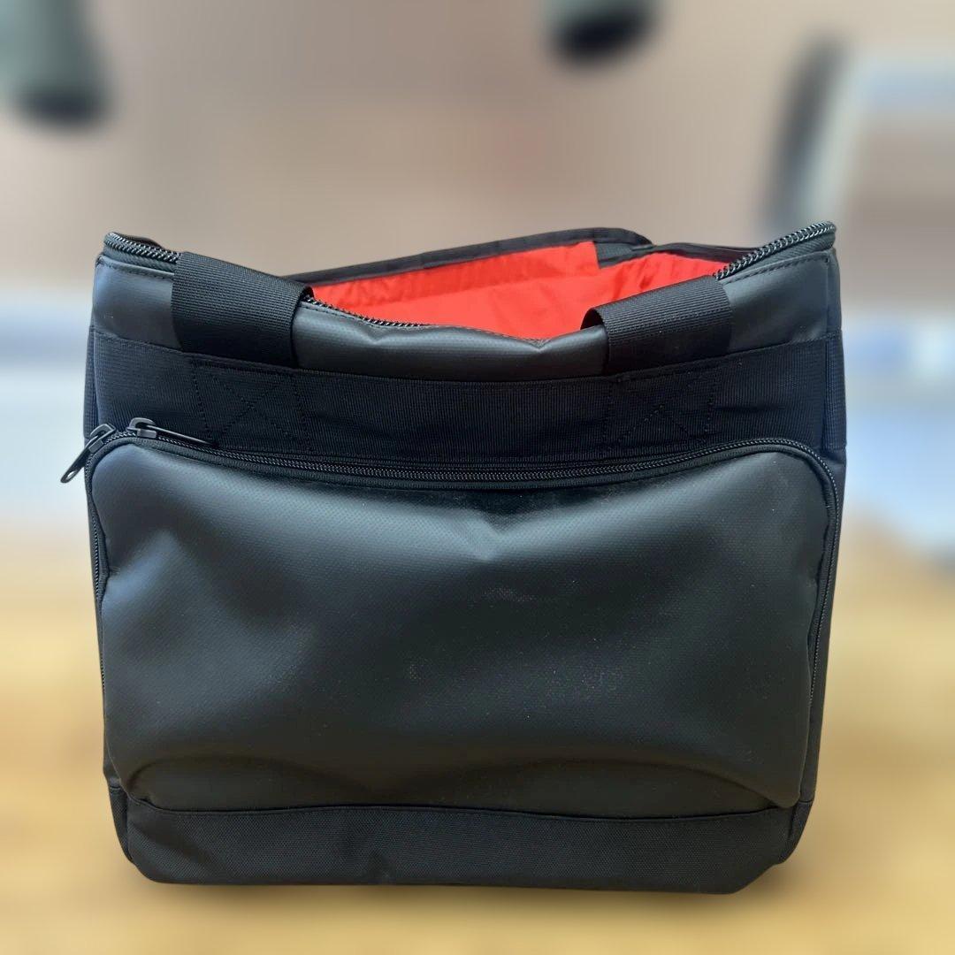 THE NORTH FACE STANDARD レコードバッグ 黒/赤