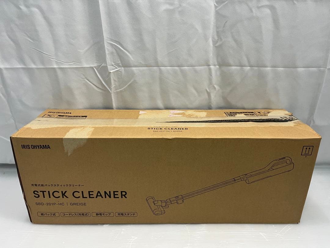 アイリスオーヤマ スティッククリーナー SBD-201P-HC グレージュ