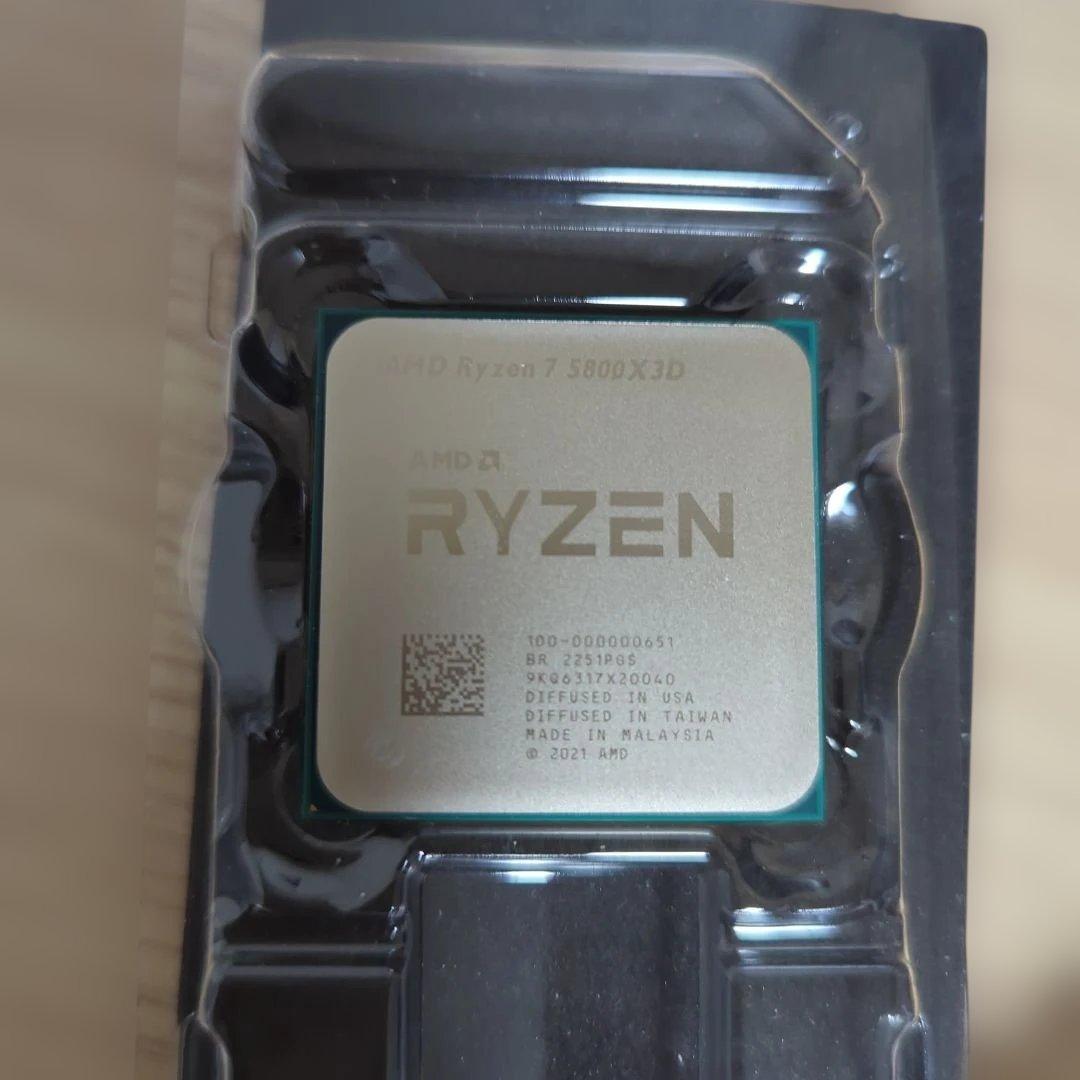 AMD Ryzen 7 5800X3D 5000シリーズプロセッサ