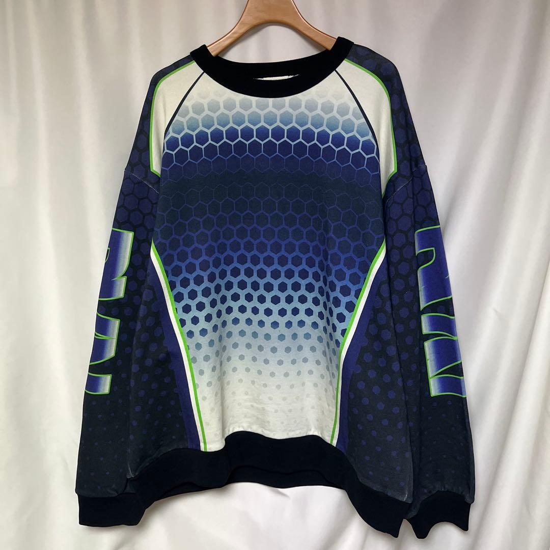 DRIES VAN NOTEN フットボール カットソー スウェット M 総柄