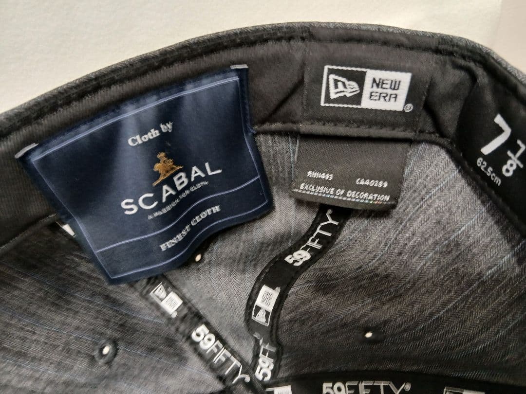 NEW ERA 59FIFTY LAキャップ 7 7/8 (62.5㎝)グレー