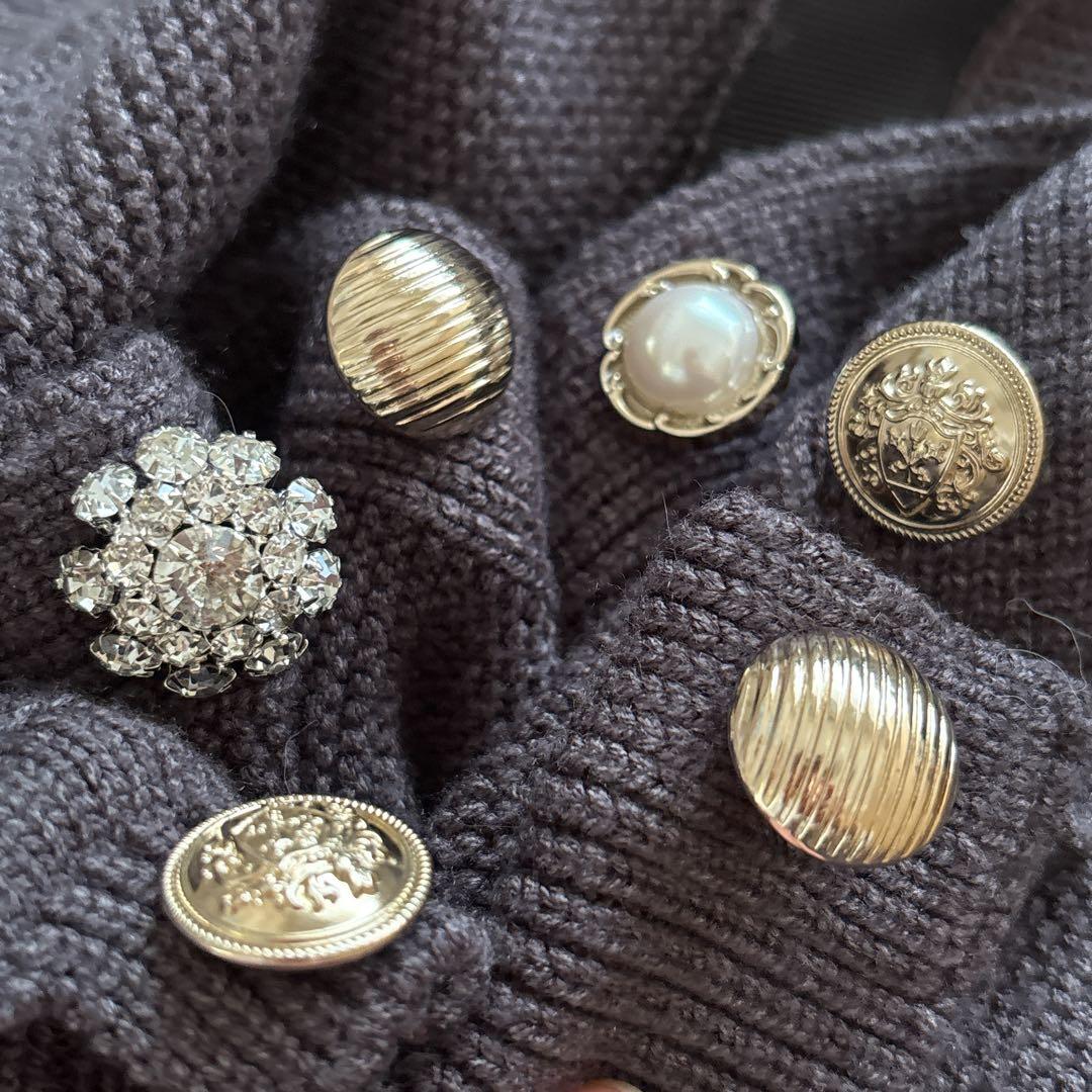 【1226】アナイ系列アルアバイル　ラビットカフクレイジー釦2WAYプルオーバー