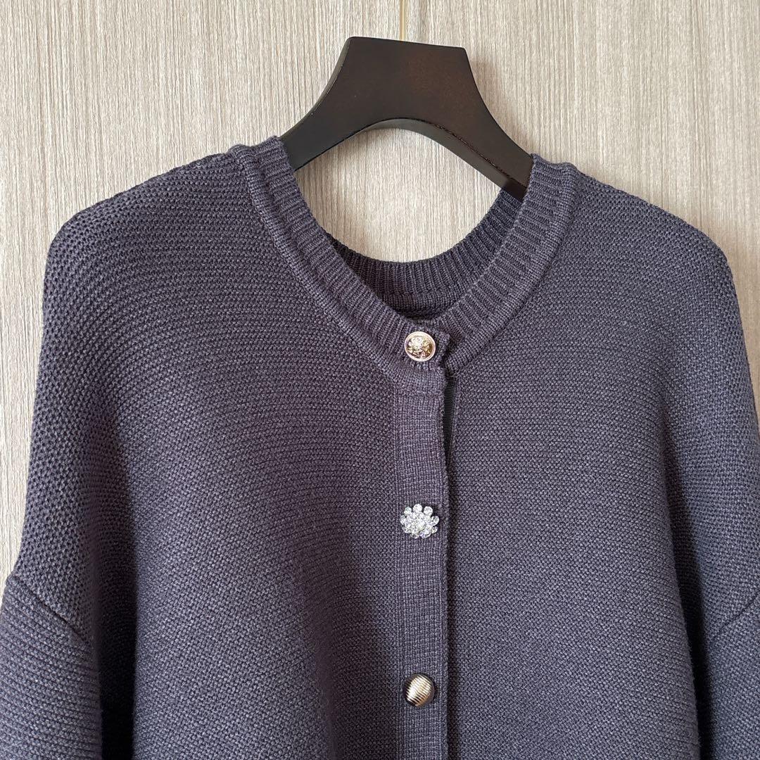 【1226】アナイ系列アルアバイル　ラビットカフクレイジー釦2WAYプルオーバー