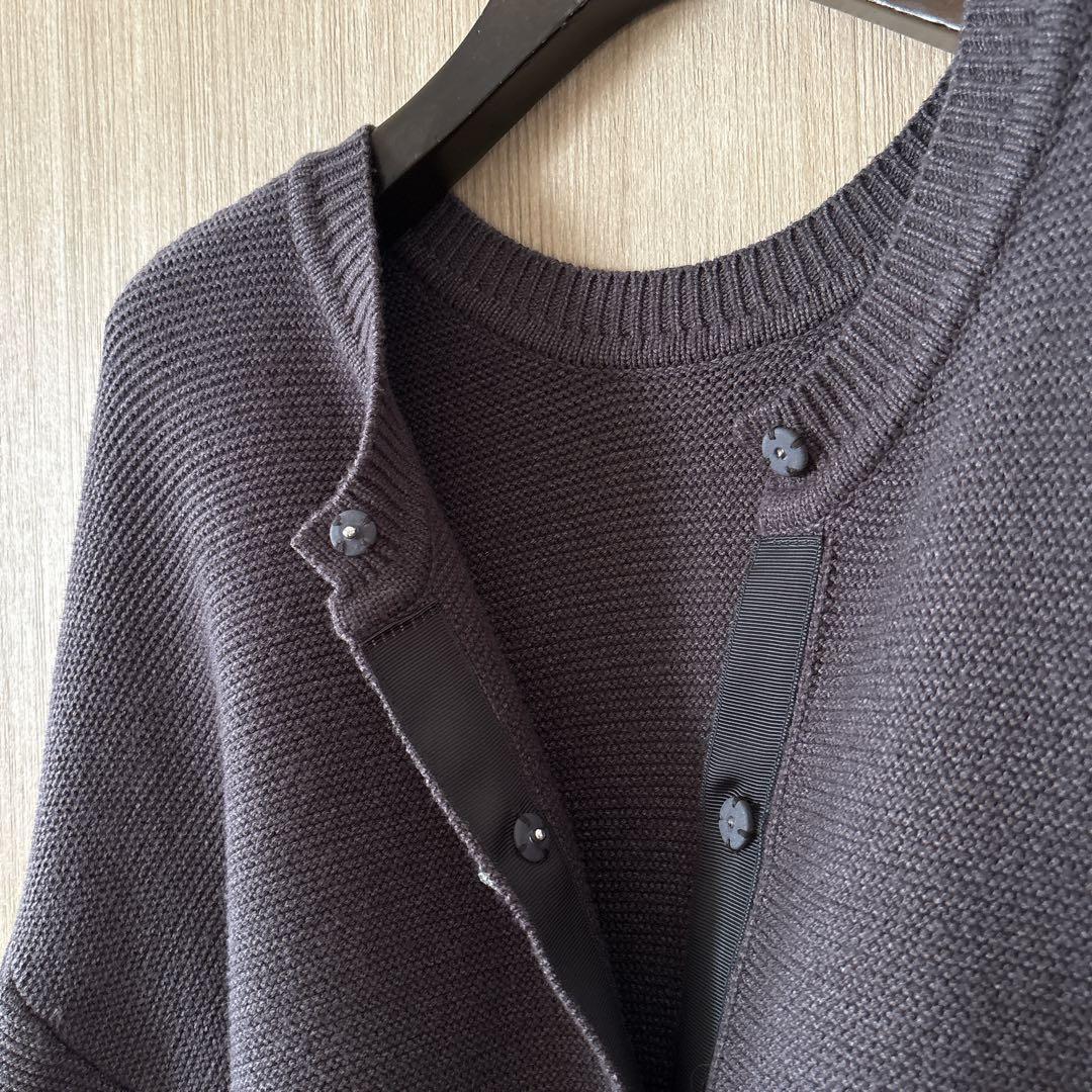 【1226】アナイ系列アルアバイル　ラビットカフクレイジー釦2WAYプルオーバー