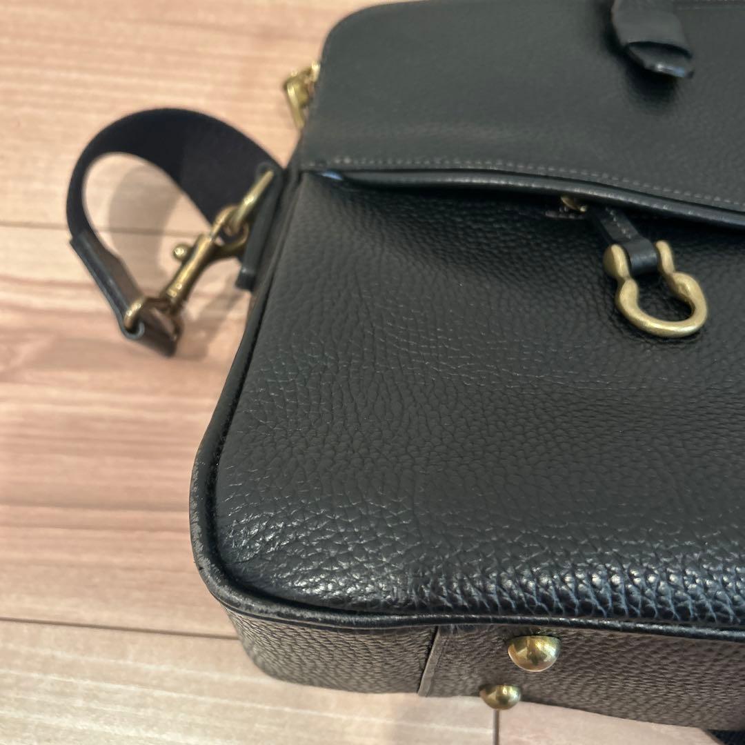 【TOFF&LOADSTONE】レディースブリーフケース 黒レザー