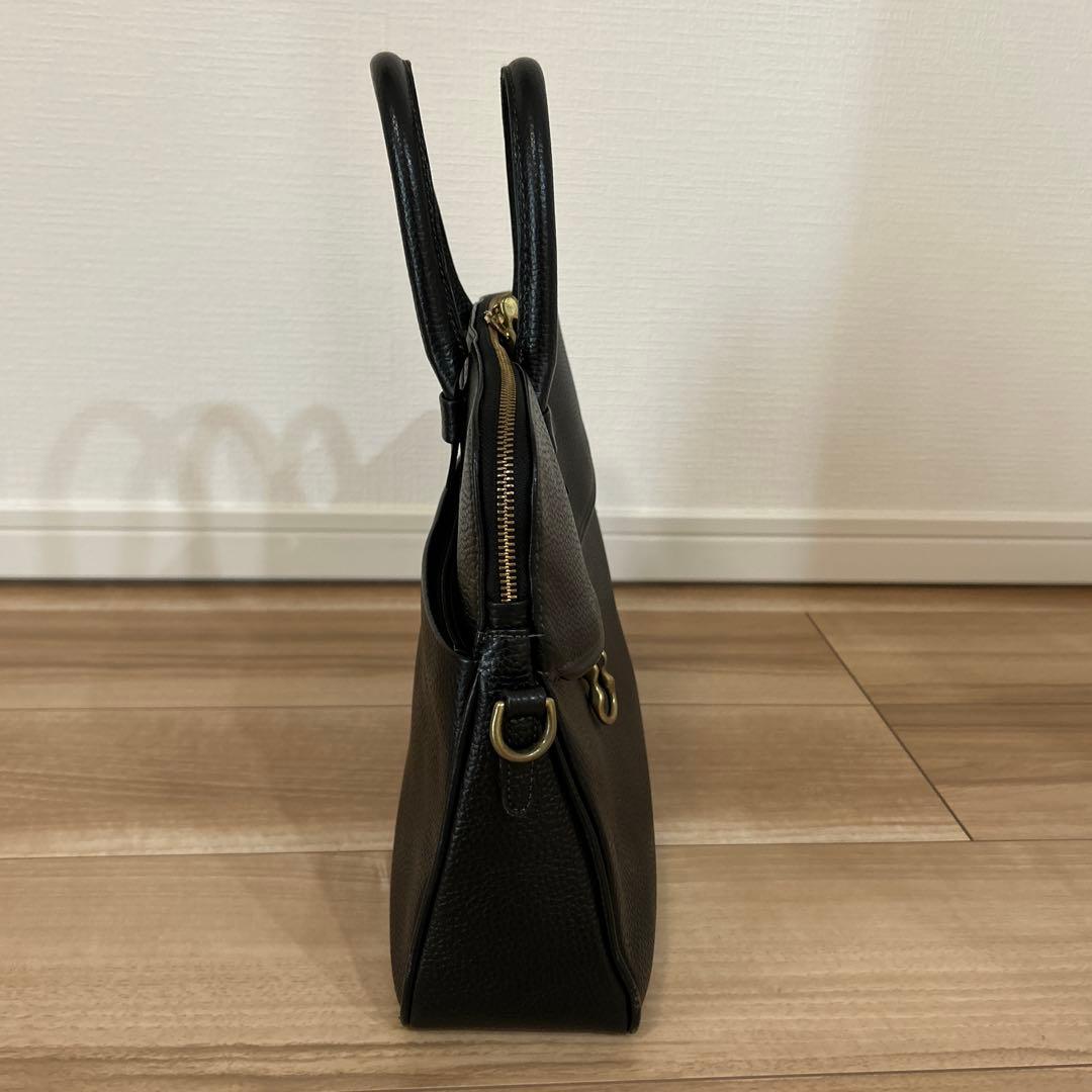 【TOFF&LOADSTONE】レディースブリーフケース 黒レザー