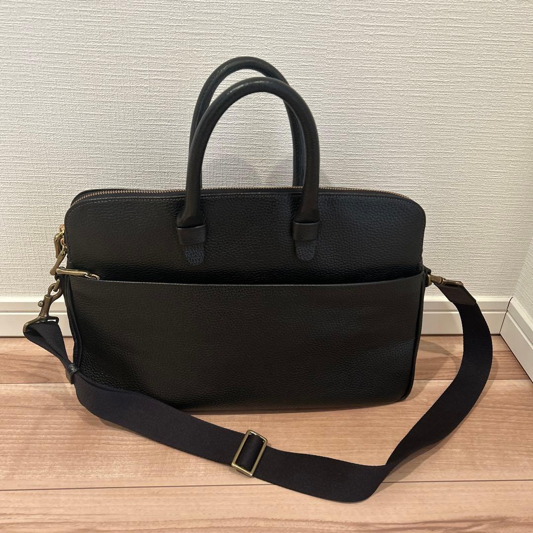 【TOFF&LOADSTONE】レディースブリーフケース 黒レザー