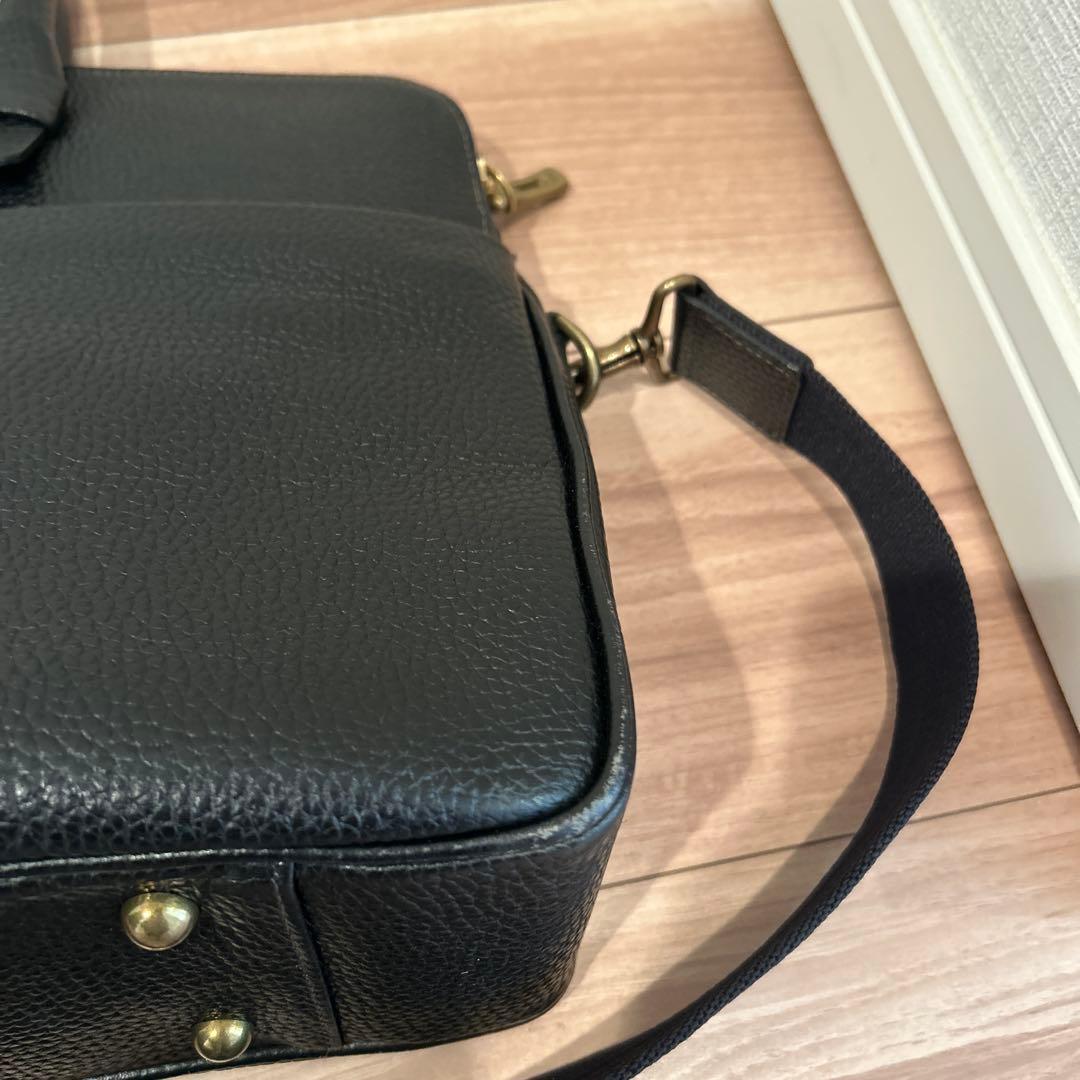 【TOFF&LOADSTONE】レディースブリーフケース 黒レザー