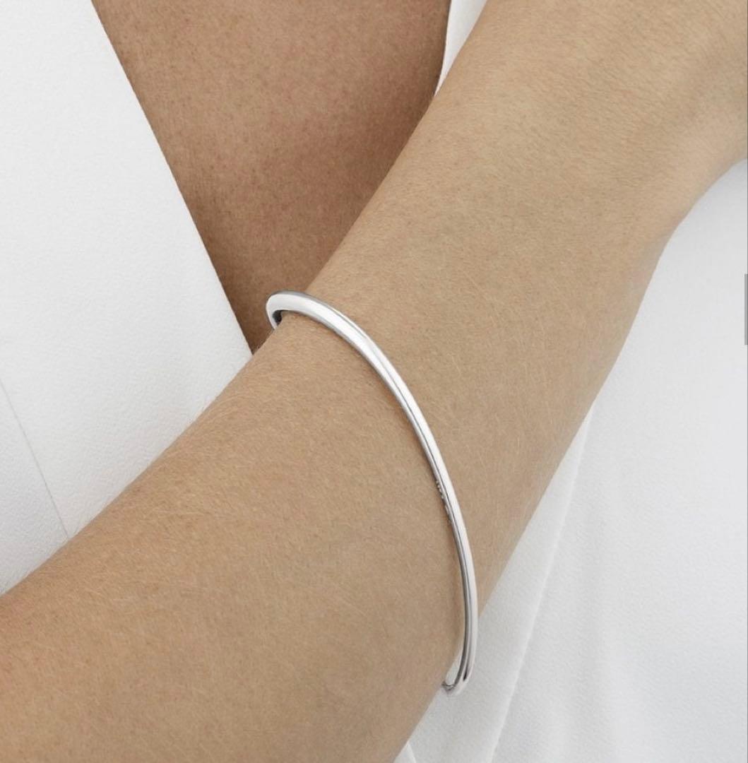 ジョージジェンセン　オフスプリング　シルバー オーバル バングル