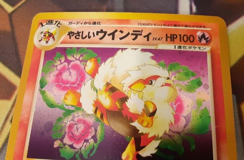 程度良好　入手困難　希少　当時物　やさしいウィンディー　旧裏　ポケカ　ポケモン