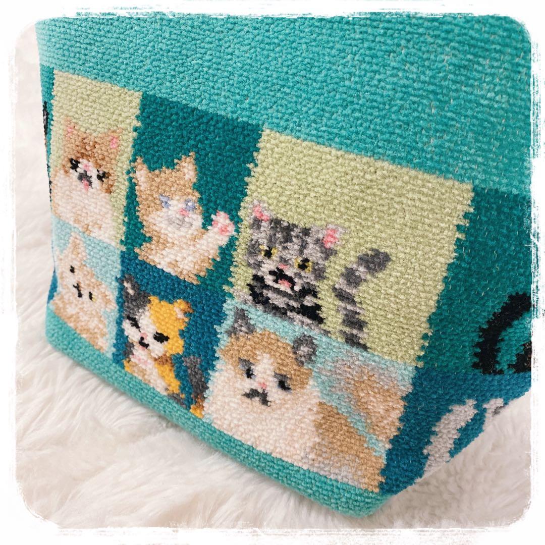 希少 未使用タグ付き FEILER ルック！マイキャット ストレージ バスケット