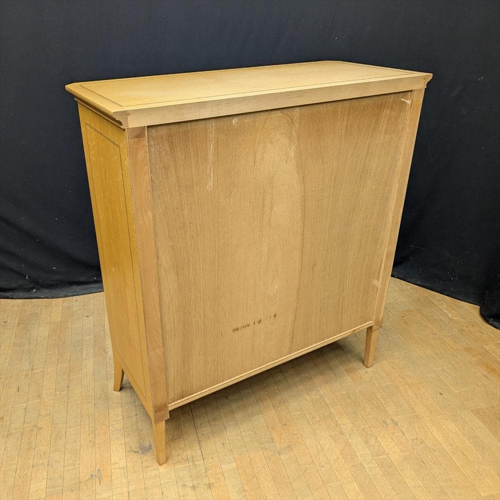 バーズアイ メープル　象嵌　リビングチェスト　整理箪笥　タンス　チェスト　たんす