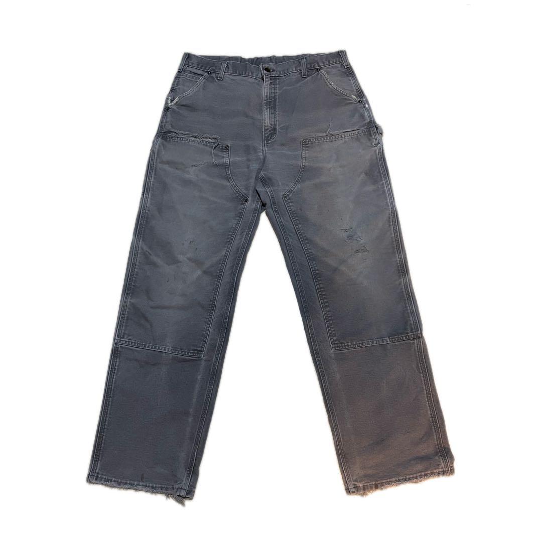 carhartt ダブルニーペインターパンツ　B136 gvl ボロ　w38