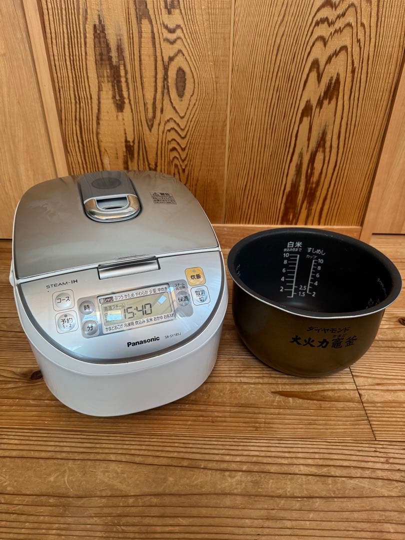 Panasonic 炊飯器 1.8L 10合 SR-SY185J 2015年製
