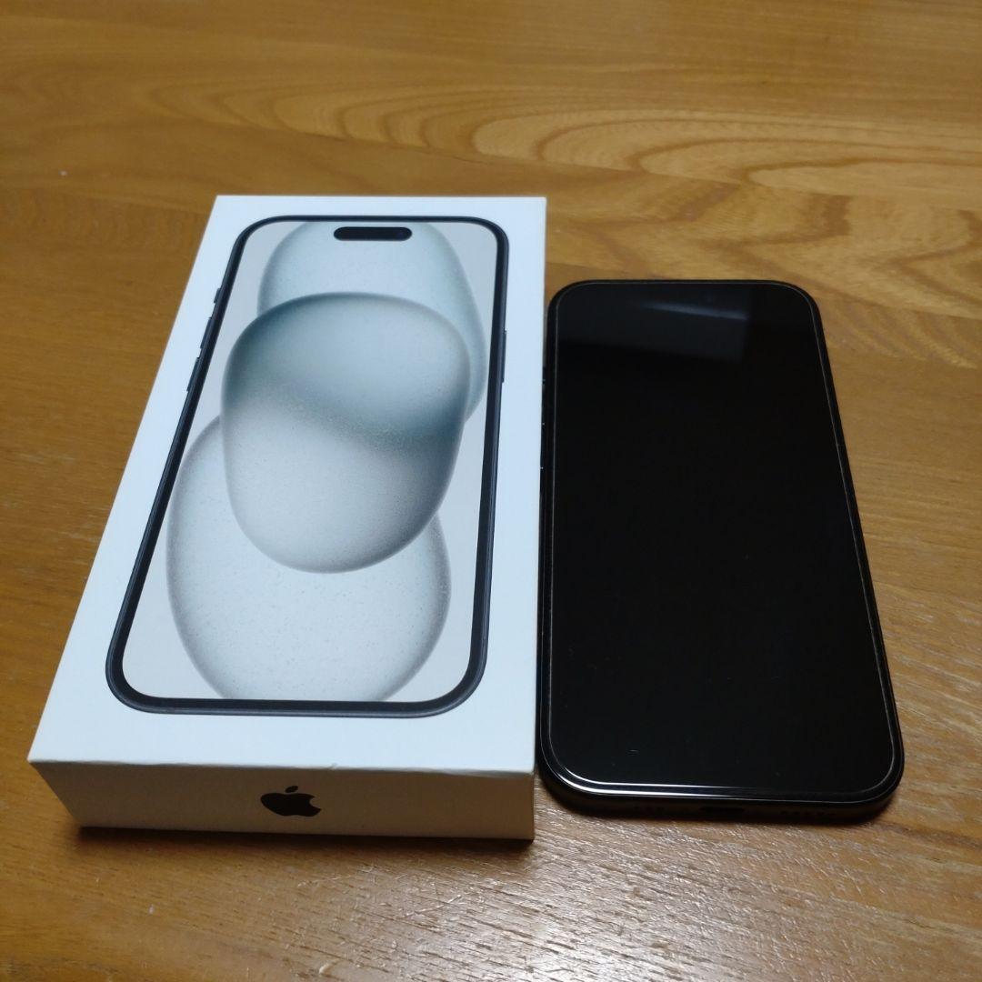 Apple iPhone15 128GB SIMフリー ブラック　美品