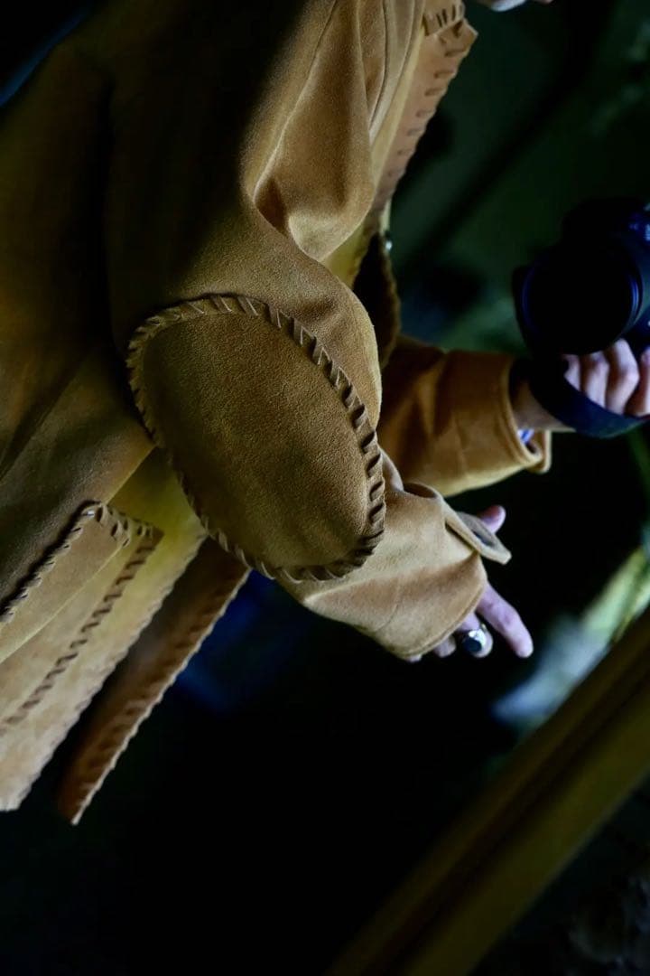 BOWWOW　WOVEN SUEDE スウェード　カバーオール