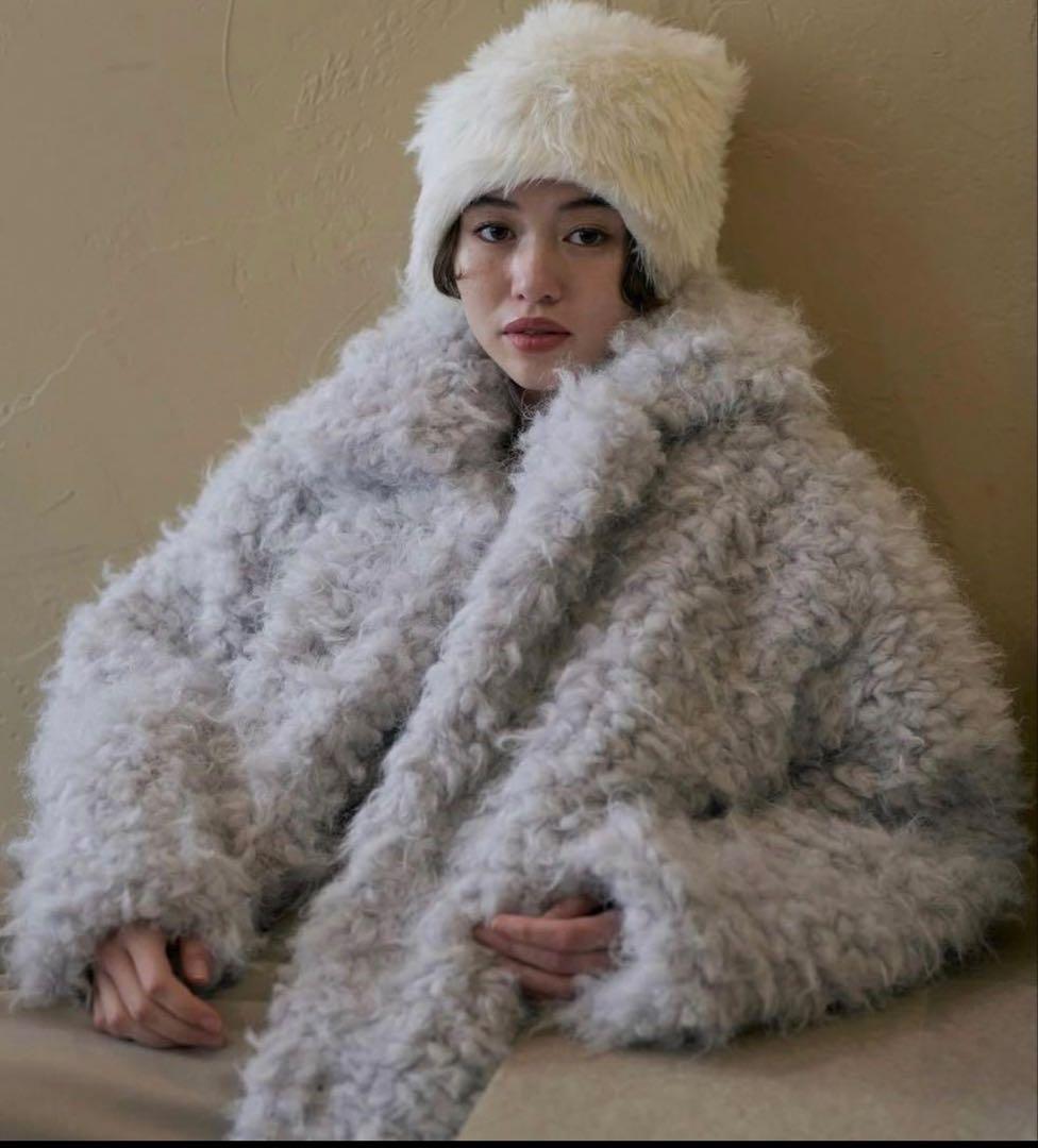 NOTRE emor　fluffy fur volume coat