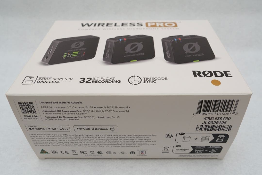 RODE Wireless Pro ＋ 専用保護フィルム