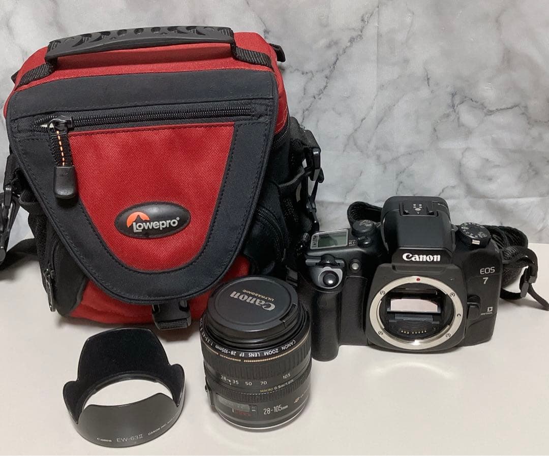 Canon eos7 フィルムカメラ　 ズームレンズ　EF28-105mm