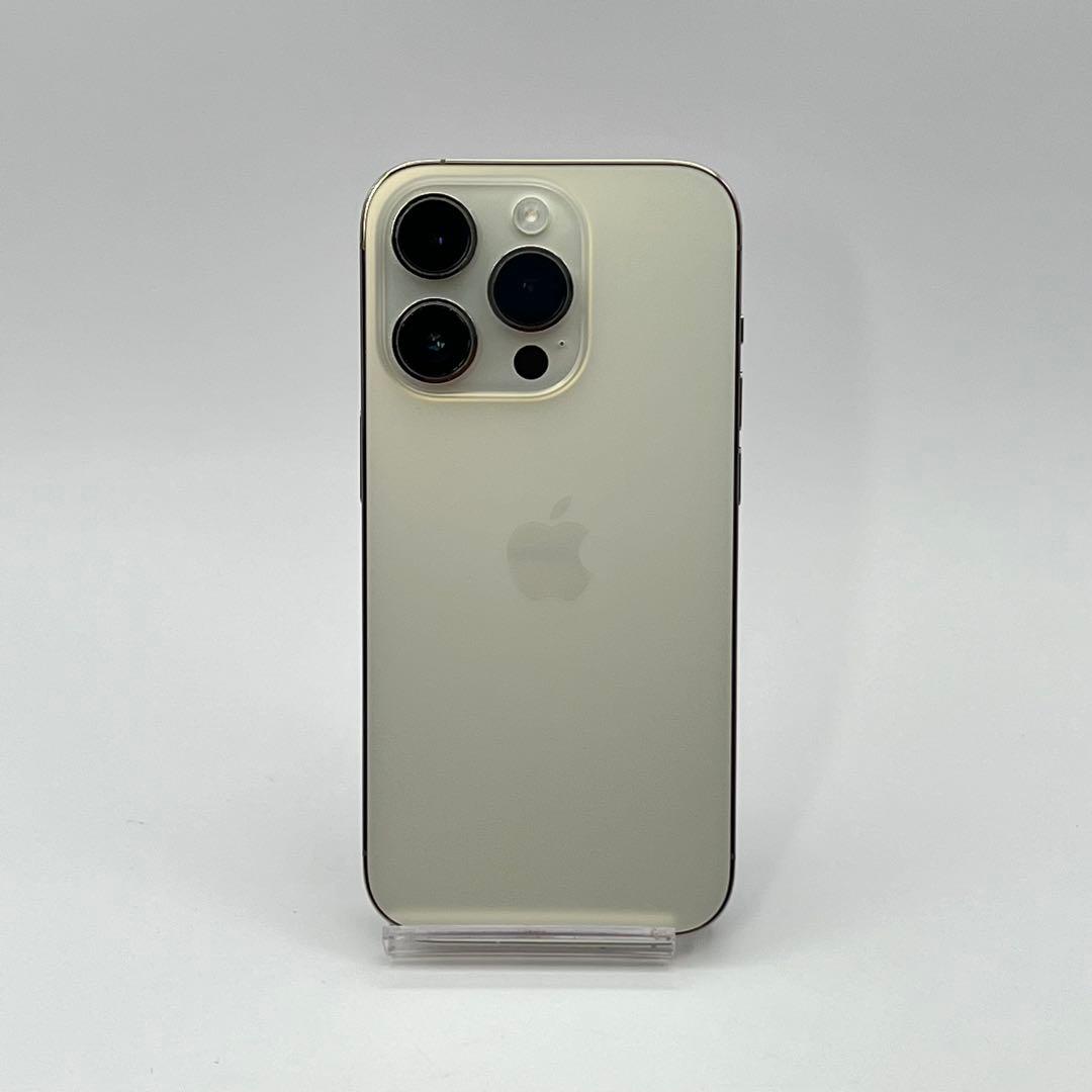 電池新品 iphone 14PRO 128GB ゴールド SIMフリー 完動品