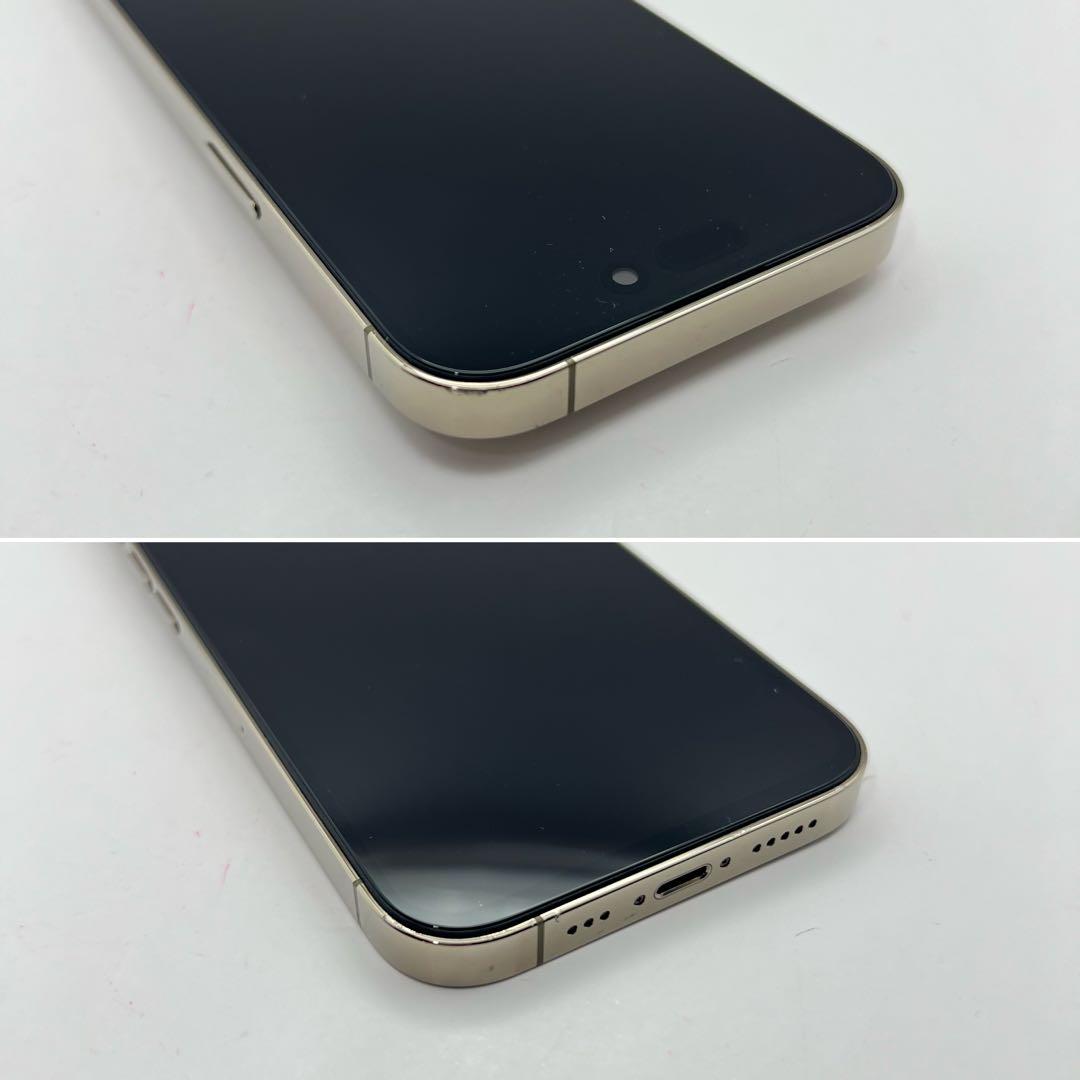 電池新品 iphone 14PRO 128GB ゴールド SIMフリー 完動品