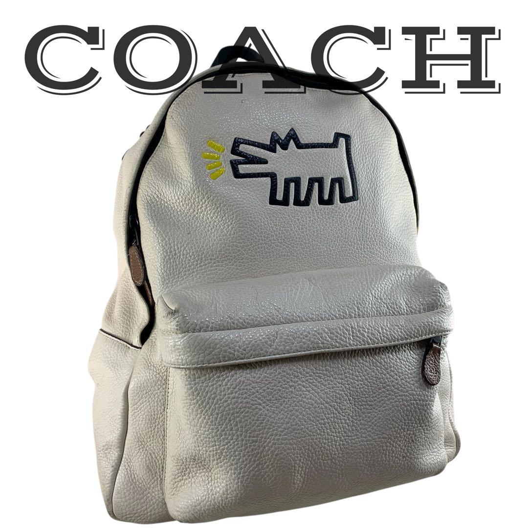 【美品】 COACH コーチ リュック Keith Haringコラボ