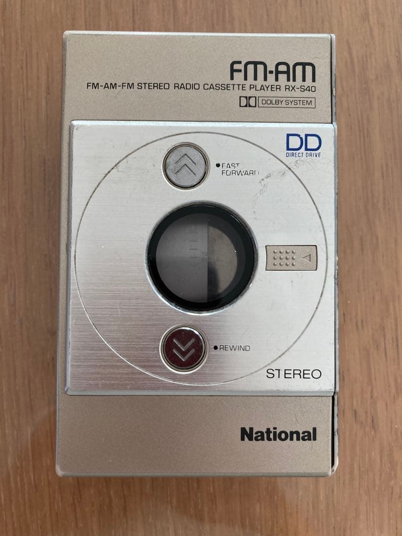 d*2様 National FM-AMラジオカセットプレーヤー RX-540