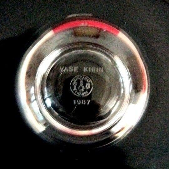 【美品】バカラ　キリン　花瓶 フラワーベース キリンビール　箱付き　大型花瓶