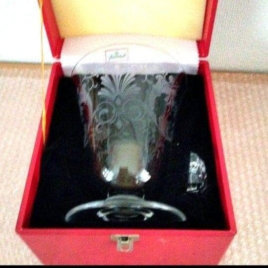 【美品】バカラ　キリン　花瓶 フラワーベース キリンビール　箱付き　大型花瓶