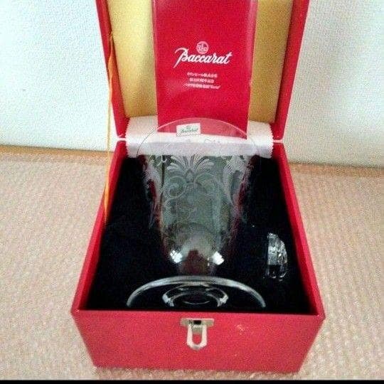 【美品】バカラ　キリン　花瓶 フラワーベース キリンビール　箱付き　大型花瓶